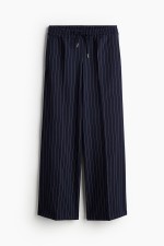 Wide-cut Pull-on Pants